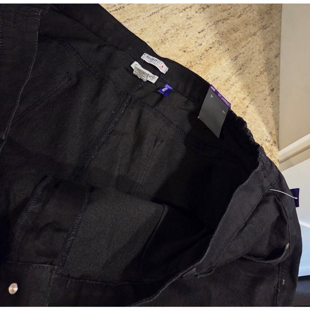 NEW! Catherines Sz 28WP jeans Right Fit Moderately Curvy Straight Side Elastic - Picture 8 of 14